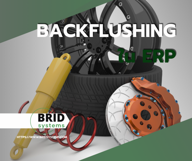 Backflushing ใน ERP - BRID Systems